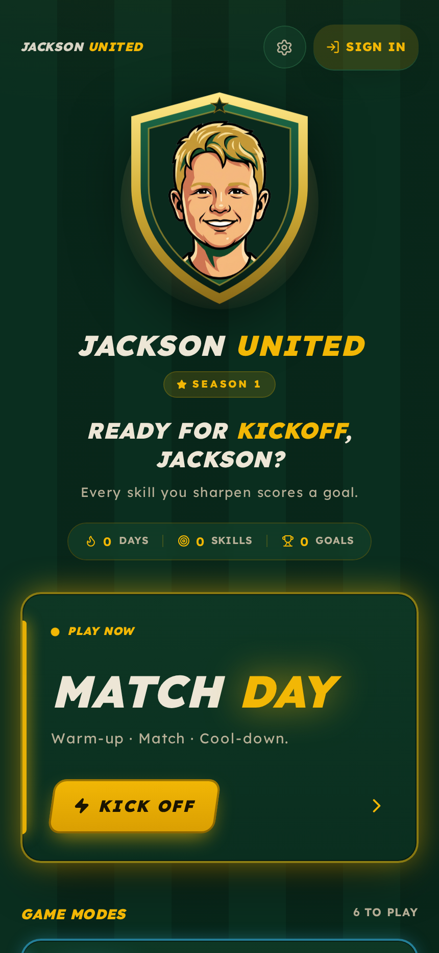 Built around him — Jackson United