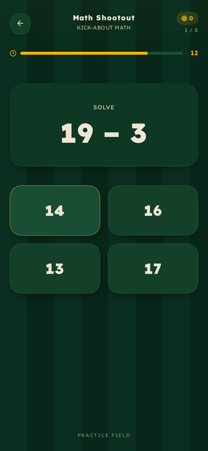 Kick-about math — Jackson United